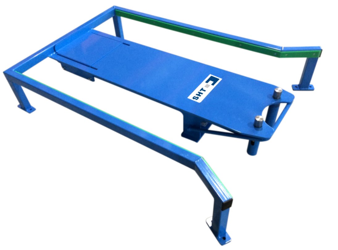 Station de docking pour châssis de palettes